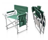 Leisurewize Folding Aluminium Directors Chair Camping Caravan - Green LW5