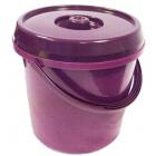 14lt Bucket With Lid Plum