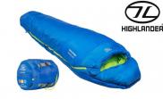 Highlander Serenity 250 Mummy Sleeping Bag Reversible Zip 3 Season Blue SB185-BL