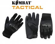 Kombat UK Predator Tactical Gloves Carbon Fibre Military Army Airsoft Black