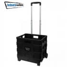 Leisurewize Pack and Go Foldable Shopping Cart/Trolley W/Wheels 38 x 30 x 36 cm