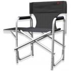 Crusader luxury aluminium directors chair with side table 