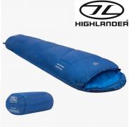 Highlander Sleepline 350 Mummy Sleeping Bag Adult Hiking Camping Blue SB232-DB