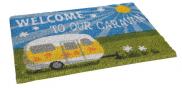 Quest Heavy Duty Coir Welcome to Our Caravan Door Mat C0033