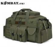 Kombat UK Saxon Holdall 100L Military Bag Army Style Molle Olive Green