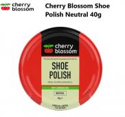 Cherry Blossom Traditional Shoe Polish With Carnauba Wax 40g Tin Neutral