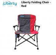 Liberty Leisure Folding Chair Outdoor Furniture Seat Red Caravan Motorhome LLFC-5