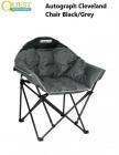 Quest Elite Deluxe Autograph Cleveland Chair Black /Grey Camping Chair F3030-BL