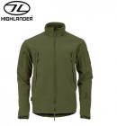 Highlander Tactical Soft Shell Jacket Olive OD Warm Waterproof Army Coat