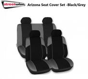 Streetwize Arizona Seat Cover Set Black/Grey Universal Fit SWSC45