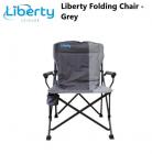 Liberty Leisure Folding Chair Outdoor Furniture Seat Grey Caravan Motorhome LLFC-2