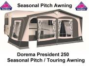 Dorema President 250 Seasonal Pitch Awning