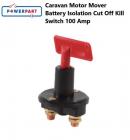 Caravan Motor Mover Battery Isolation Cut Off Kill Switch 100 Amp & 2 Keys PO937