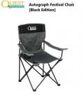 Quest Leisure Autograph Festival Camping Chair Black Edition F2051-BL