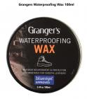 Grangers Waterproofing Wax 100ml Jar Waterproofer Beeswax Polish Dubbing GRF129