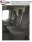 Streetwize VW Transporter T5 & T6 2010 Tailored Van Seat Protectors Black SWVSC4