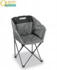 Quest Autograph Kent Chair In Black and Grey Camping Caravan Motorhome F3025-BL