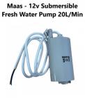 Maas - 12v Submersible Fresh Water Pump 20L/Min Caravan Motorhome HY2520