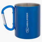 Highlander 300ml Mug Stainless Steel Karabiner Clip Handle Mug - Image 4