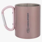 Highlander 300ml Mug Stainless Steel Karabiner Clip Handle Mug - Image 5